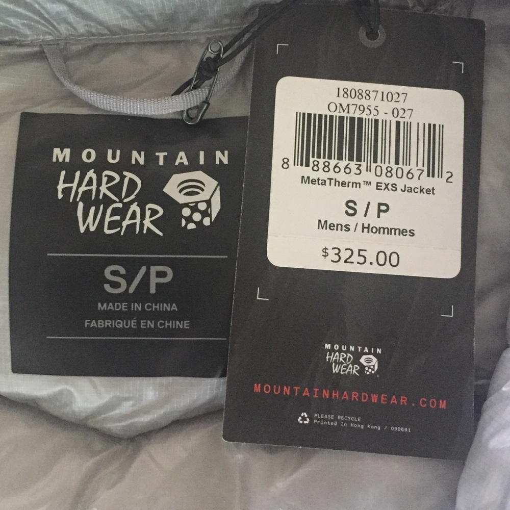 NWT MOUNTAIN HARDWEAR METATHERM EXS - Picture 2 of 4